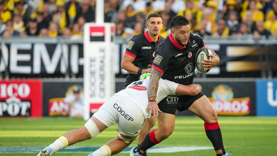 Cyril Baille, pilier du Stade toulousain lors de la demi-finale face à La Rochelle.