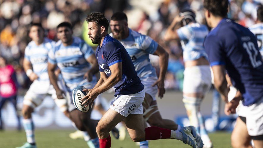 Antoine Hastoy face à l'Argentine pour le premier match de la tournée d'été.