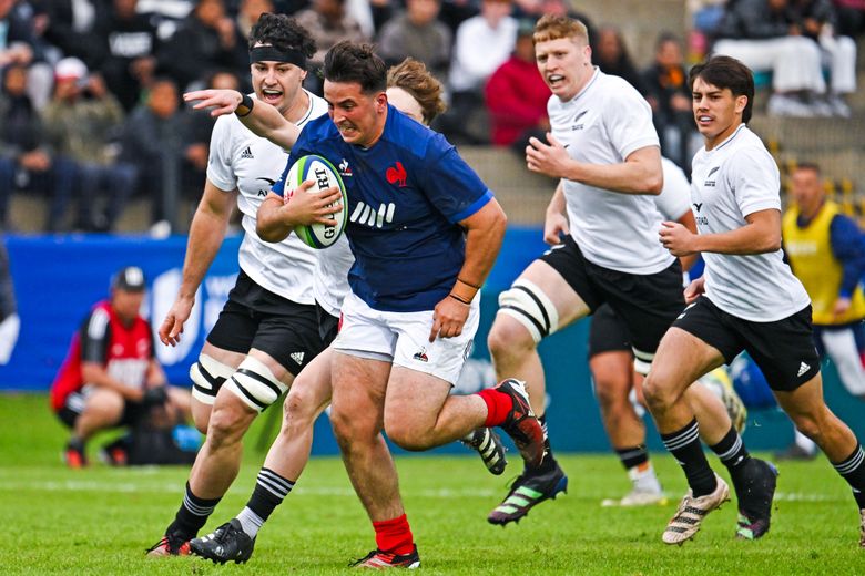 Barnabé Massa, bien que remplacé assez tôt, a joué un grand rôle dans le score des Bleuets.