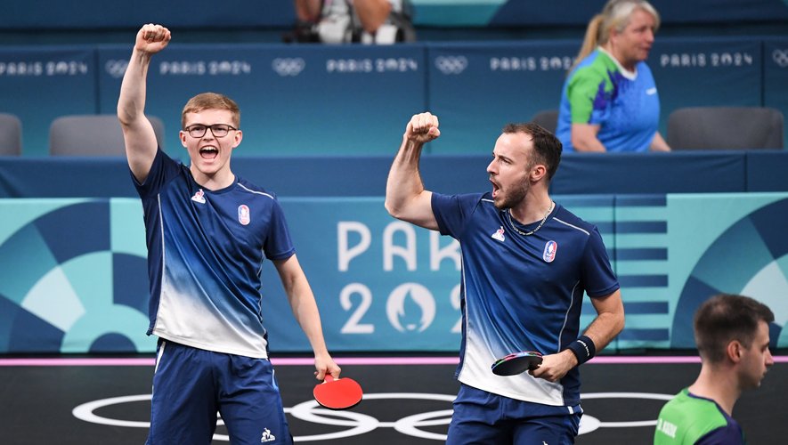 Tennis de table : Revivez la défaite des frères Lebrun et de l'équipe de France contre la Chine en demi-finale