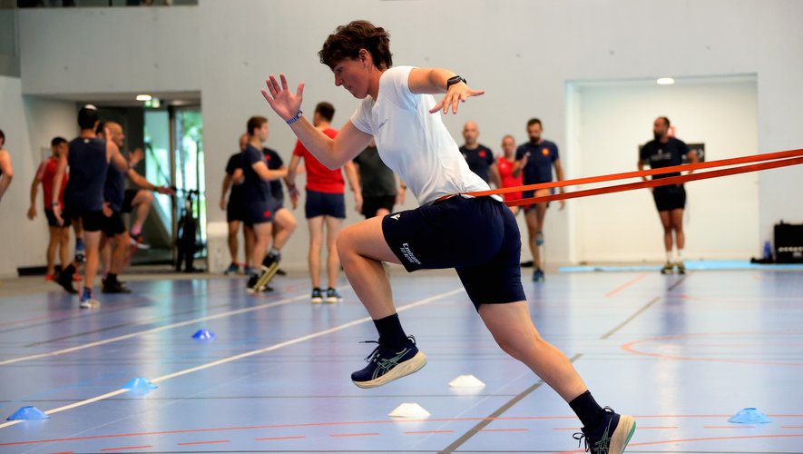 Aurélie Groizeleau lors du stage de préparation des arbitres à Londenvielle.