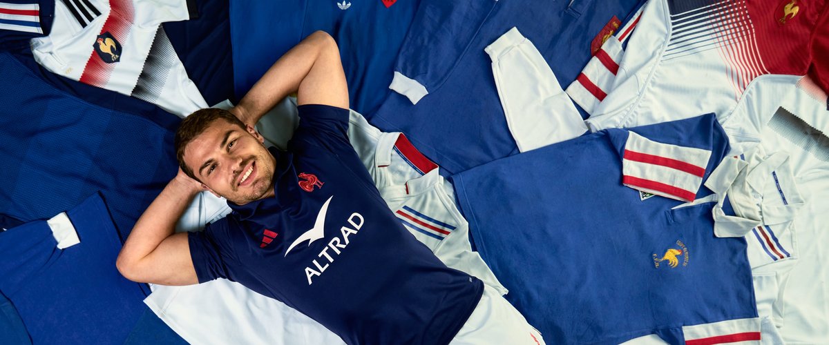 XV de France Decouvrez le nouveau maillot des Bleus par Adidas equipementier de la FFR jusqu en 2028 rugbyrama