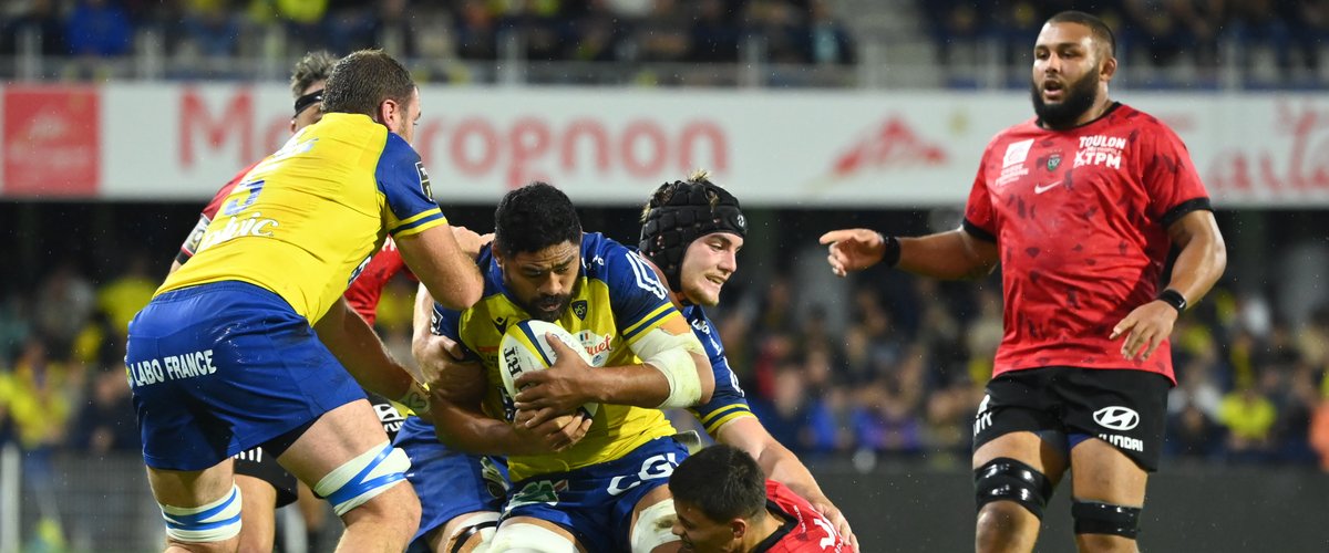 Top 14 - Clermont l'emporte de justesse face à Toulon et s'offre un bon bol d'air