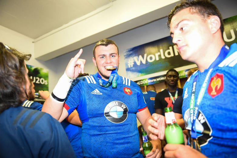 Daniel Brennan lors du titre de champion du Monde des moins de 20 ans en 2018.