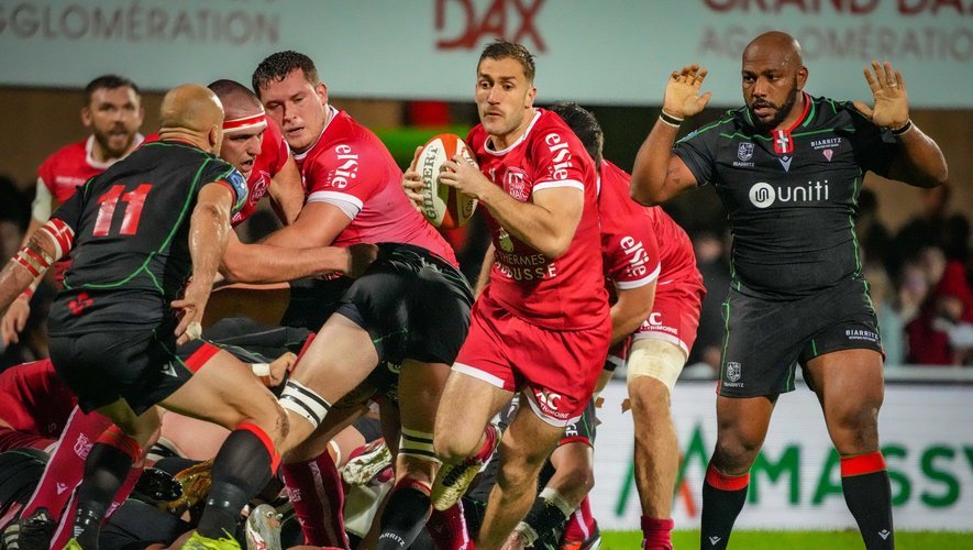 Pro D2 – Au bout du suspense, Dax enchaîne une troisième victoire de suite face à Biarritz - rugbyrama.fr