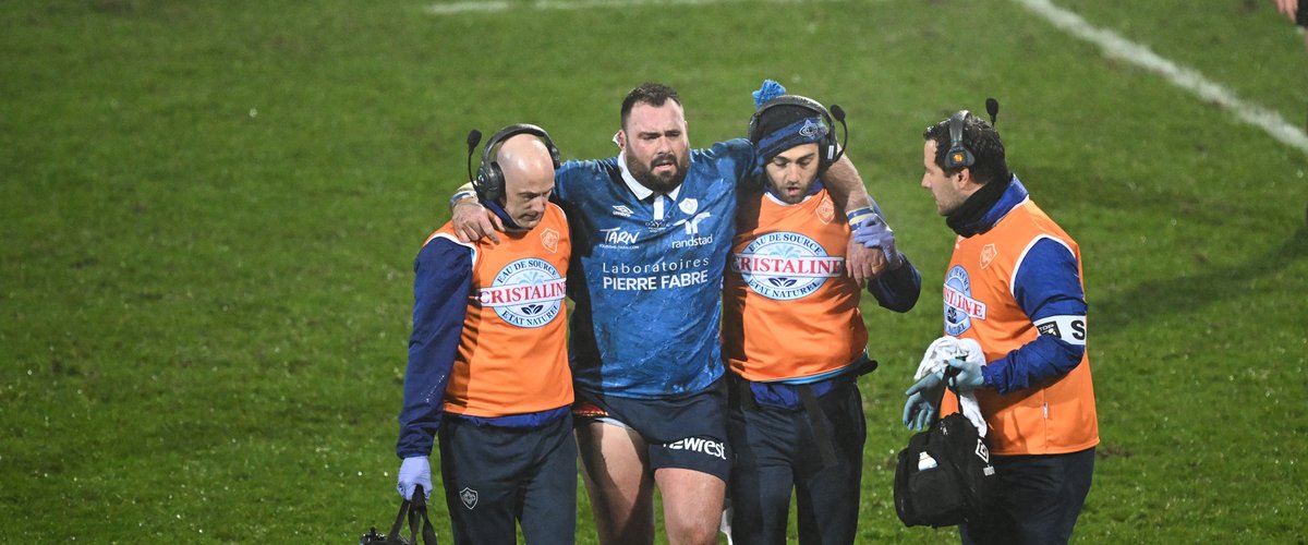 Top 14 - Castres : Will Collier victime d'une lésion à un mollet et absent entre 4 et 5 semaines