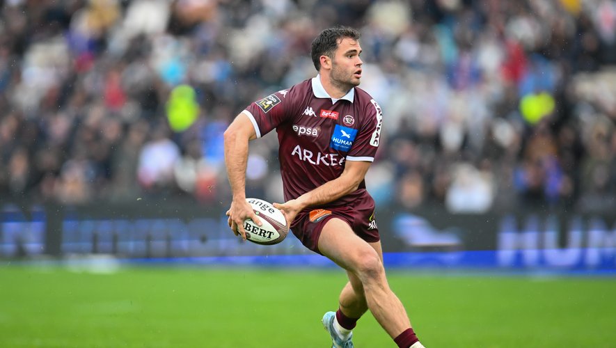 Damian Penaud sera titulaire avec l’UBB contre Toulon.