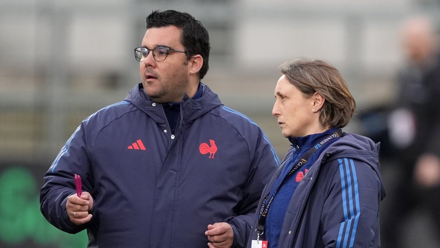 David Ortiz et Gaëlle Mignot sont fiers de l'état d'esprit affiché par les Bleues en Irlande.