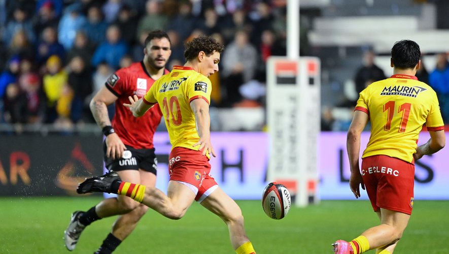 Valentin Delpy face à Toulon ce samedi soir.