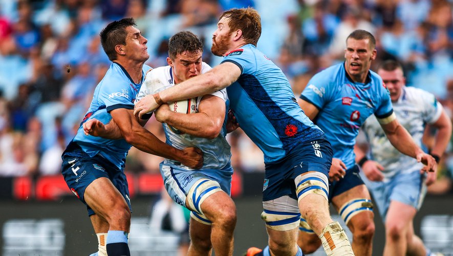 L’affrontement entre les Bulls et le Leinster était féroce, à l’image de ce duel.