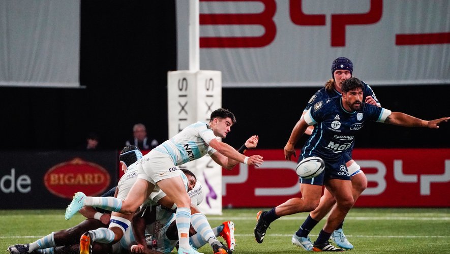 Les Racingmen de Nolann Le Garrec affrontent Bayonne.