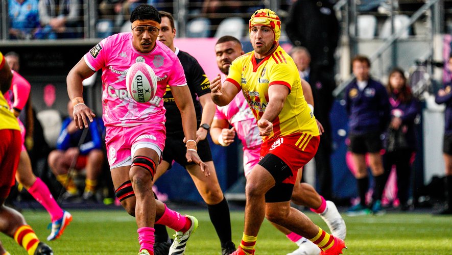 Lucas Velarte et les Catalans ont soufflé le succès au Stade français dans les ultimes minutes.