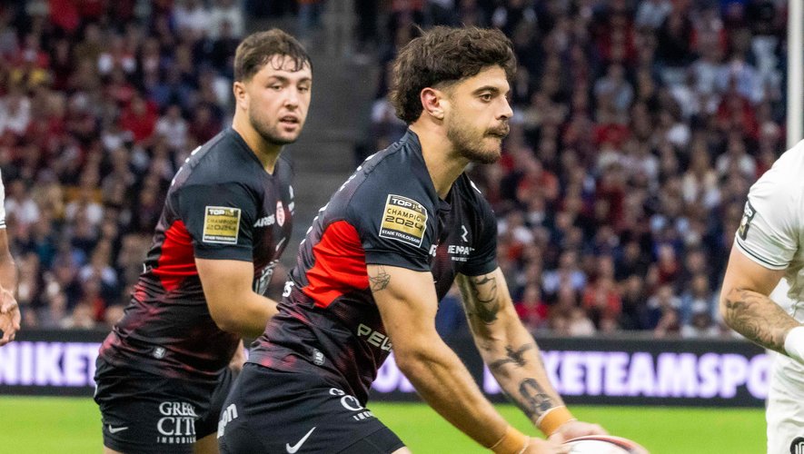 Romain Ntamack face à Toulon.