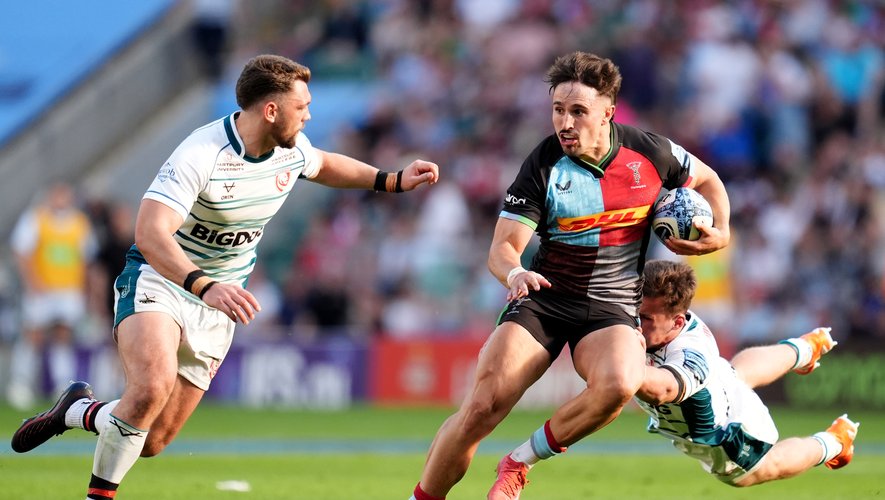 Cadan Murley a inscrit un triplé à Twickenham dans la large victoire des Harlequins face à Gloucester