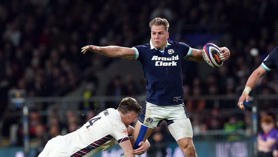 L’Écossais Duhan van der Merwe a été convoqué par Andy Farrell pour la tournée des Lions en Australie.