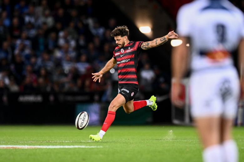 Romain Ntamack, demi d'ouverture du Stade toulousain.