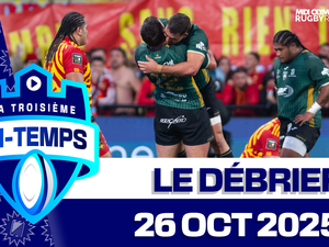 Top 14 / XV de France - La crise à l'Usap, la blessure de Jalibert... On débriefe le week-end rugby dans la Troisième Mi-Temps !