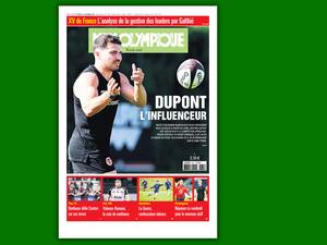 "Dupont l’influenceur" à la Une du Midi Olympique ce jeudi