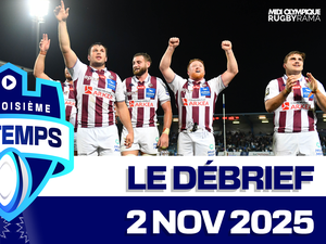 Vidéo. Top 14 – Bordeaux-Bègles s’exporte bien, Clermont se rebelle à l’extérieur… Avec Laurent Labit, on débriefe le week-end rugby dans la Troisième Mi-Temps !