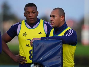 XV de France - Les suppléants du XV de France pour le match contre les Fidji : Baptiste Serin, Gaël Fickou, Guillaume Cramont...