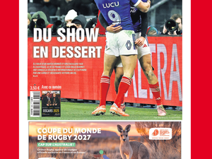 "Du show en dessert" à la Une du Midi Olympique ce lundi 24 novembre