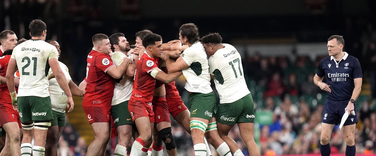 Vidéo. La violente fourchette d’Eben Etzebeth (Afrique du Sud), sanctionné d’un carton rouge contre le pays de Galles