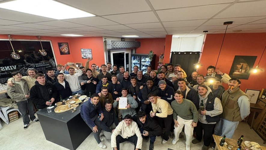 Les joueurs de Capbreton ont offert un joli cadeau à leur coéquipier