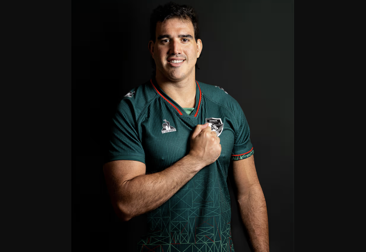 Le maillot de la Champions Cup de Bayonne.