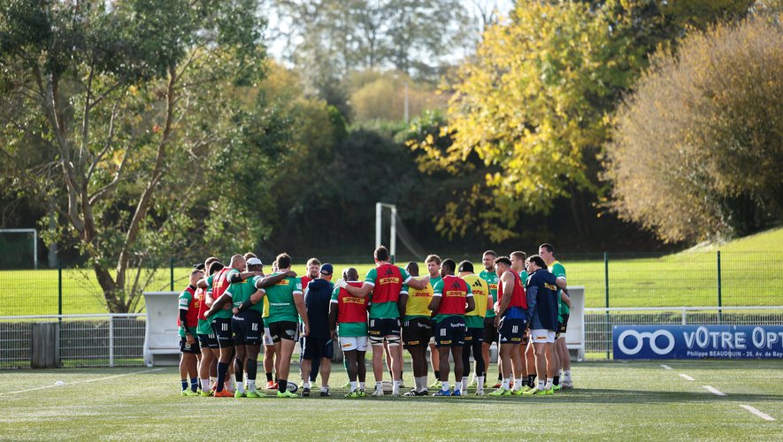 Les Stormers se sont entraînés à Anglet mardi après-midi.