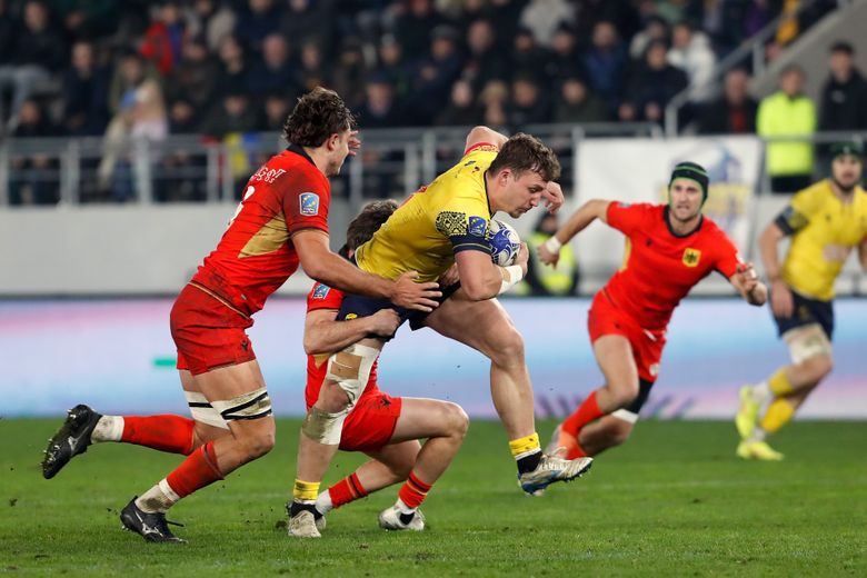 Taylor Gontinéac avec le maillot de la Roumanie