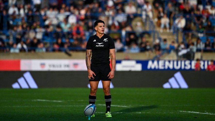 Rivez Reihana avec les All Blacks XV face à l’Uruguay.