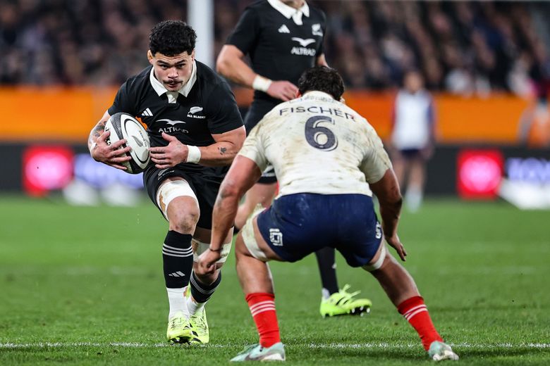 Alexandre Fischer face aux All Blacks l'été dernier.