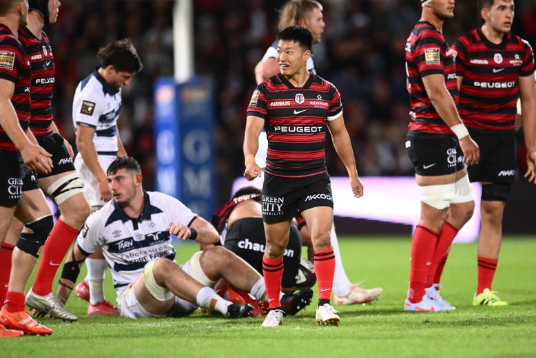 Naoto Saito, le coéquipier d'Antoine Dupont au Stade toulousain.