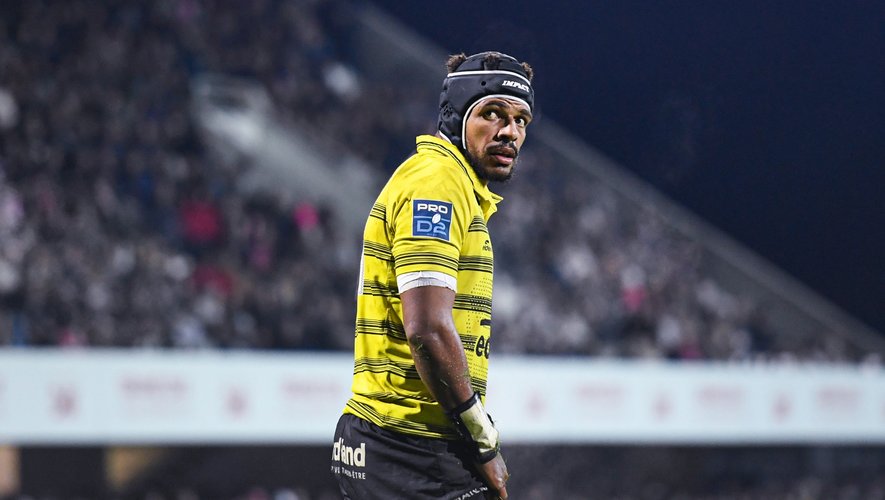 Wahel Ponpon, troisième ligne du Stade montois, opposé à Oyonnax ce vendredi.