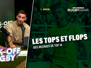 Vidéo. Esteban Capilla (Bayonne) en invité, on dévoile nos tops et flops des recrues de la saison en Top 14 dans Kick-Off Rugby !