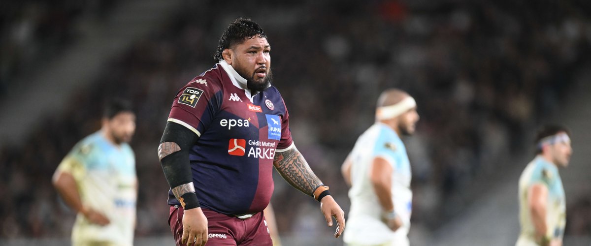 Top 14 - Les compositions de Bordeaux-Bègles - Stade français : Ben Tameifuna d'entrée, Tani Vili face à son ancien club