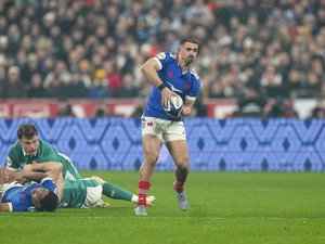 France – Irlande. "Un jeu au pied un peu désespéré" : Thomas Ramos raconte sa passe décisive pour Louis Bielle-Biarrey