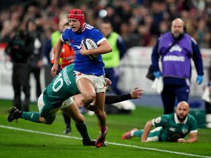 Tournoi des 6 Nations - "Gagner au pays de Galles n’est jamais facile", se projette Louis Bielle-Biarrey (XV de France), le serial marqueur des Bleus