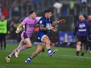 Tournoi des 6 Nations - Au bout du suspens, l'Italie vient à bout de l'Écosse sous la pluie battante de Rome