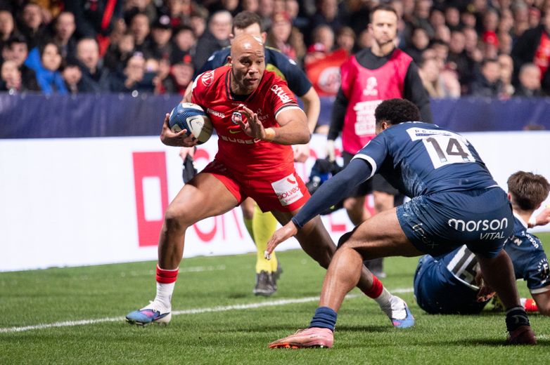 Teddy Thomas à l’œuvre contre Sale, en janvier.