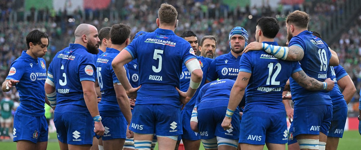 Maillot Rugby Italie Italia 6 Nations – Supporter Adulte XXL Bleu – Rugby Nations