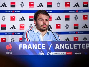 Tournoi des 6 Nations. Antoine Dupont (XV de France) : "Si nous remportons le tournoi demain, je pense que beaucoup de choses seront vite oubliées"