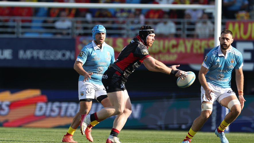 Sam Simoons Rugby Top 14 - Les notes de Perpignan-Lyon : Arno Botha et Sam Simmonds en ...