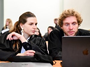 Bâtiment de justice à Angoulême où se déroule le procès en appel des anciens joueurs de Grenoble