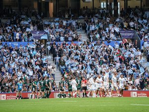 Le stade Anoeta de Saint-Sébastien lors d'un match de rugby en Top 14