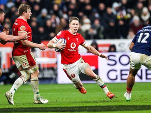 Liam Williams, arrière du Pays de Galles, en action lors d'un match international
