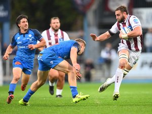Pierre Bochaton souriant dans son maillot de rugby après son retour de blessure