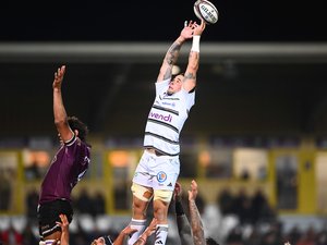 Les joueurs du CA Brive célèbrent leur victoire en Pro D2 contre Angoulême