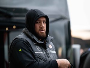 Les joueurs du Stade toulousain à l'entraînement avant le match de Champions Cup contre Bristol
