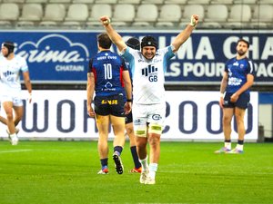 Pro D2 - "Je n’en reviens pas, je suis comme un enfant" : la joie de Luka Plataret après la qualification de Colomiers en demi-finale